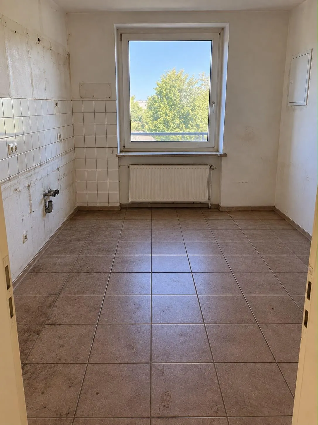 Küche einer Messie-Wohnung nach der Räumung